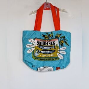 Trader Joe’s Sardine Tote Bag EUC